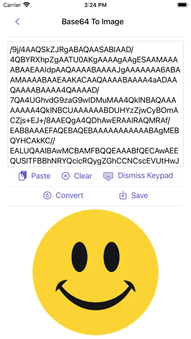 Tangkapan skrin Image to Base64 Plus