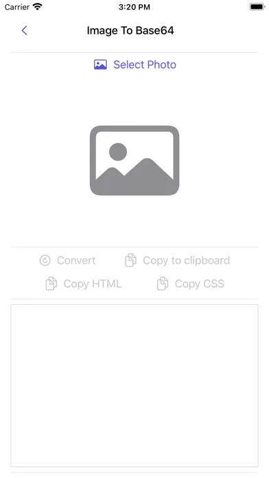 Tangkapan skrin Image to Base64 Plus