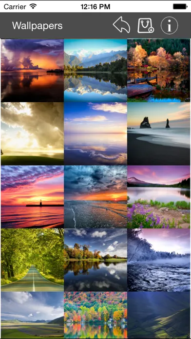 ภาพหน้าจอของ Wallpaper Collection Landscape Edition