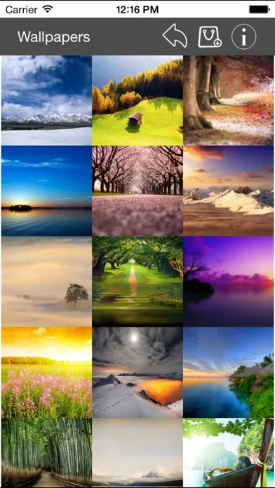 ภาพหน้าจอของ Wallpaper Collection Landscape Edition