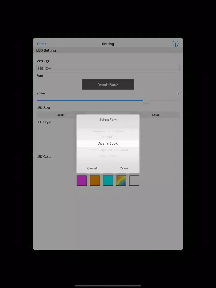 LED Board Plus iPad  Ekran Görüntüleri