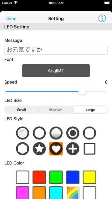 Screenshot di LED Board Plus