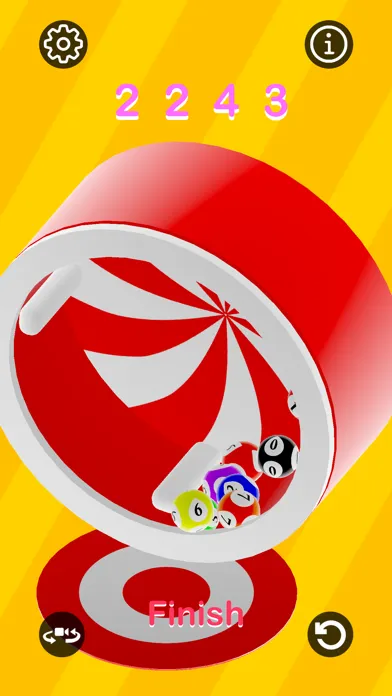 Tangkapan skrin Lotto Machine