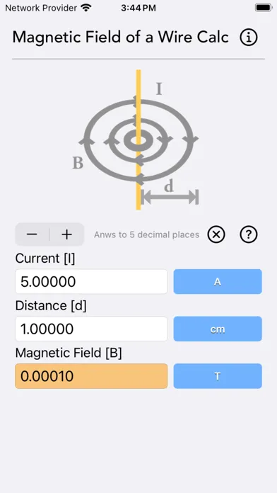 Magnetic Field of a Wire Calc Ekran Görüntüleri