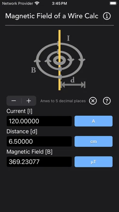Magnetic Field of a Wire Calc Ekran Görüntüleri