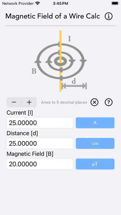 Magnetic Field of a Wire Calc Ekran Görüntüleri