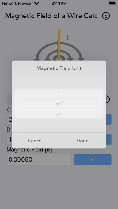 Magnetic Field of a Wire Calc Ekran Görüntüleri