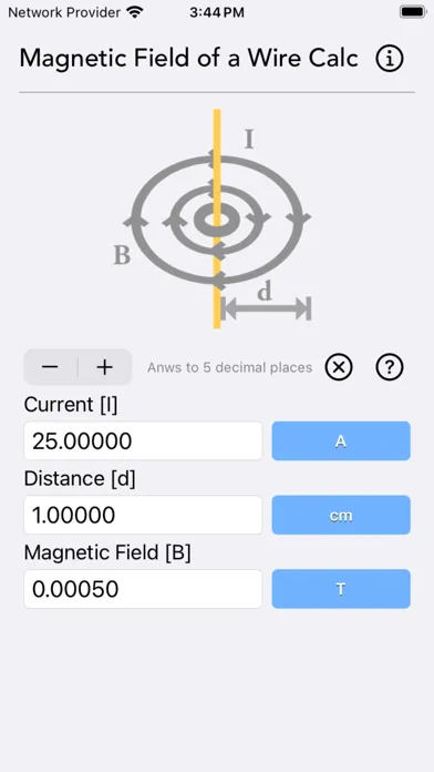 Magnetic Field of a Wire Calc Ekran Görüntüleri