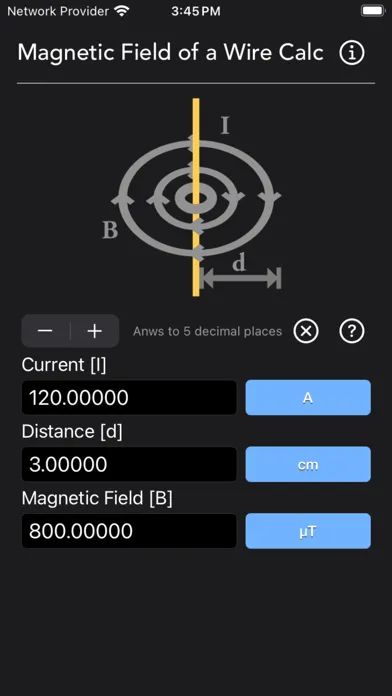 Magnetic Field of a Wire Calc Ekran Görüntüleri