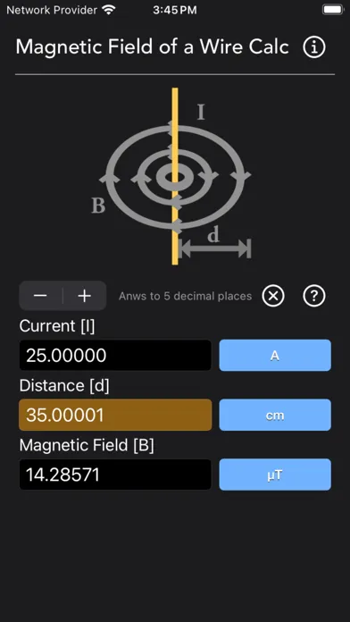 Magnetic Field of a Wire Calc Ekran Görüntüleri