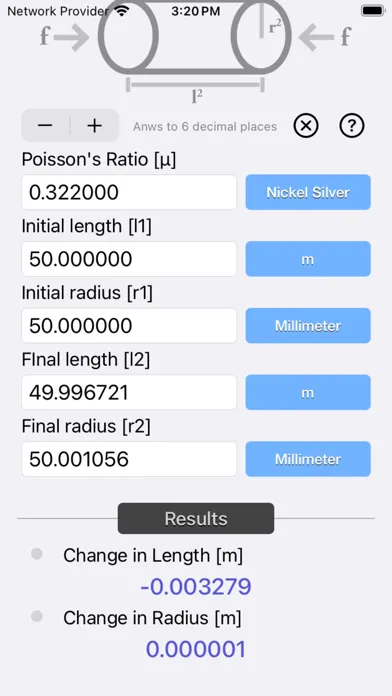 Poisson Ratio Calculator স্ক্রিনশট