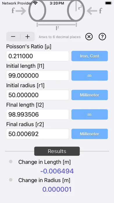 Poisson Ratio Calculator স্ক্রিনশট