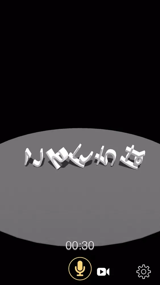 ภาพหน้าจอของ Speach To 3D Text
