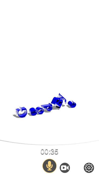 Speech To 3D Text স্ক্রিনশট