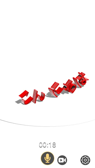 Speech To 3D Text স্ক্রিনশট