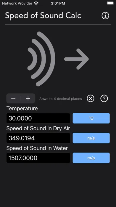 Speed of Sound Calculator স্ক্রিনশট