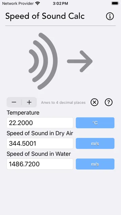 Speed of Sound Calculator স্ক্রিনশট