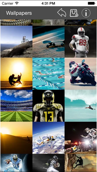 Capturas de tela do Wallpapers Collection Sport Edition