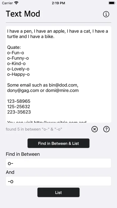 Text Mod應用截圖