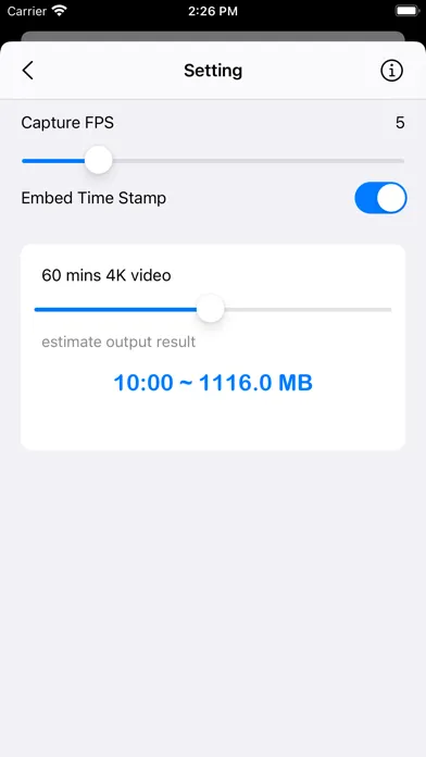 Time Lapse Clip Screenshots