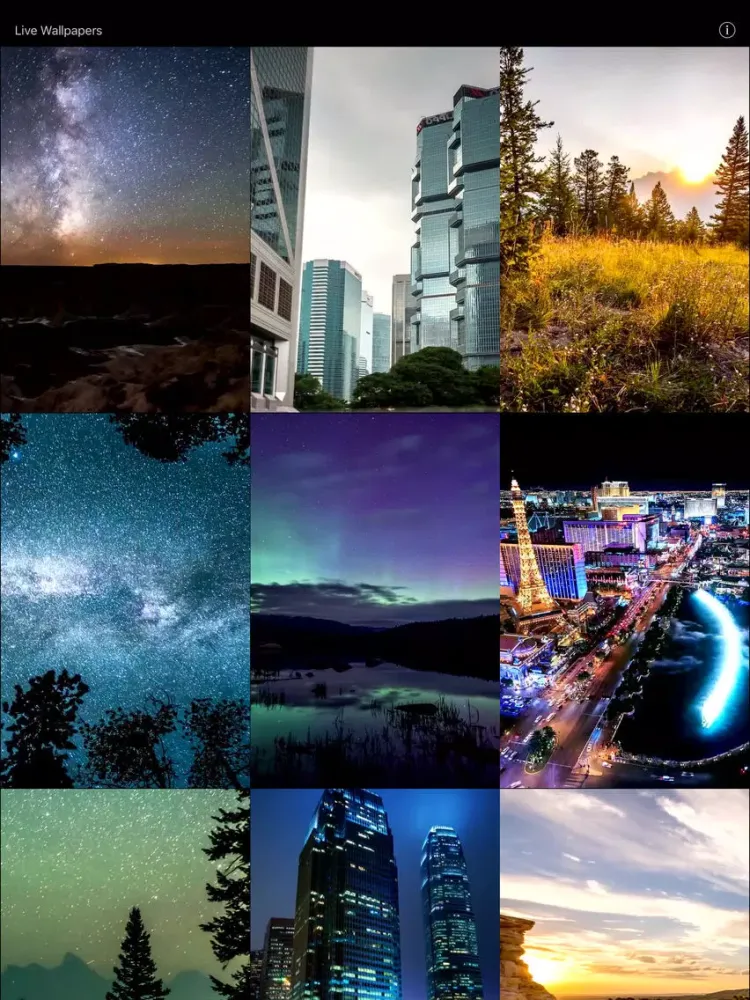 Live Wallpapers Premium Collection iPad  Screenshots