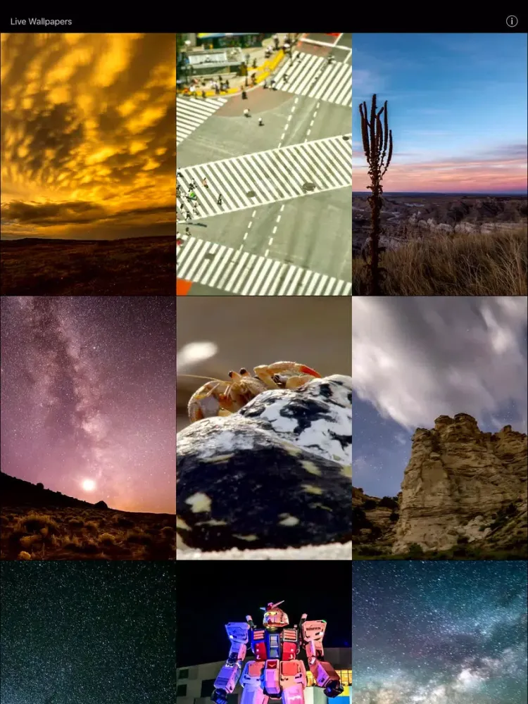 Live Wallpapers Premium Collection iPad  Screenshots
