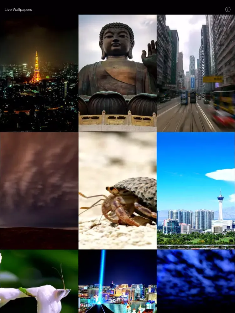Live Wallpapers Premium Collection iPad  Screenshots