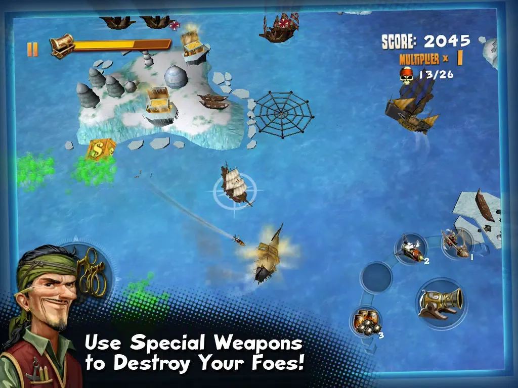 Sink 'Em All! Free iPad  スクリーンショット