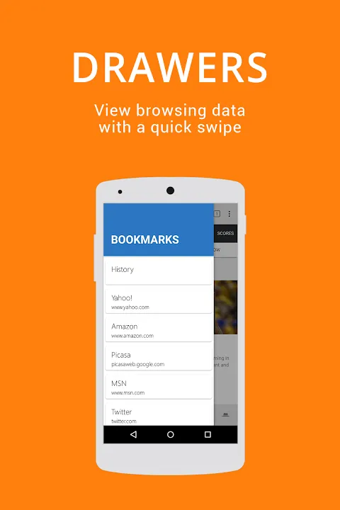 تصاویر Mint Browser