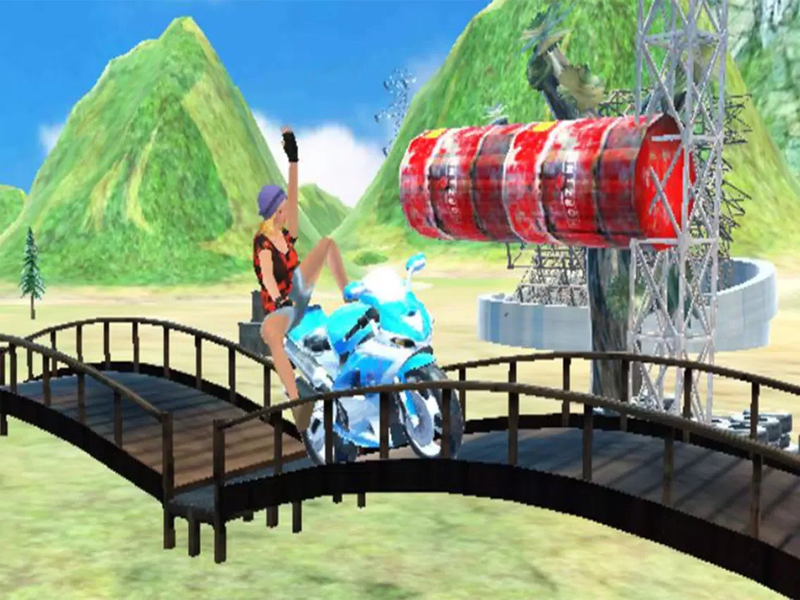 Скриншоты Bike Racing Stunt Game 3D iPad 