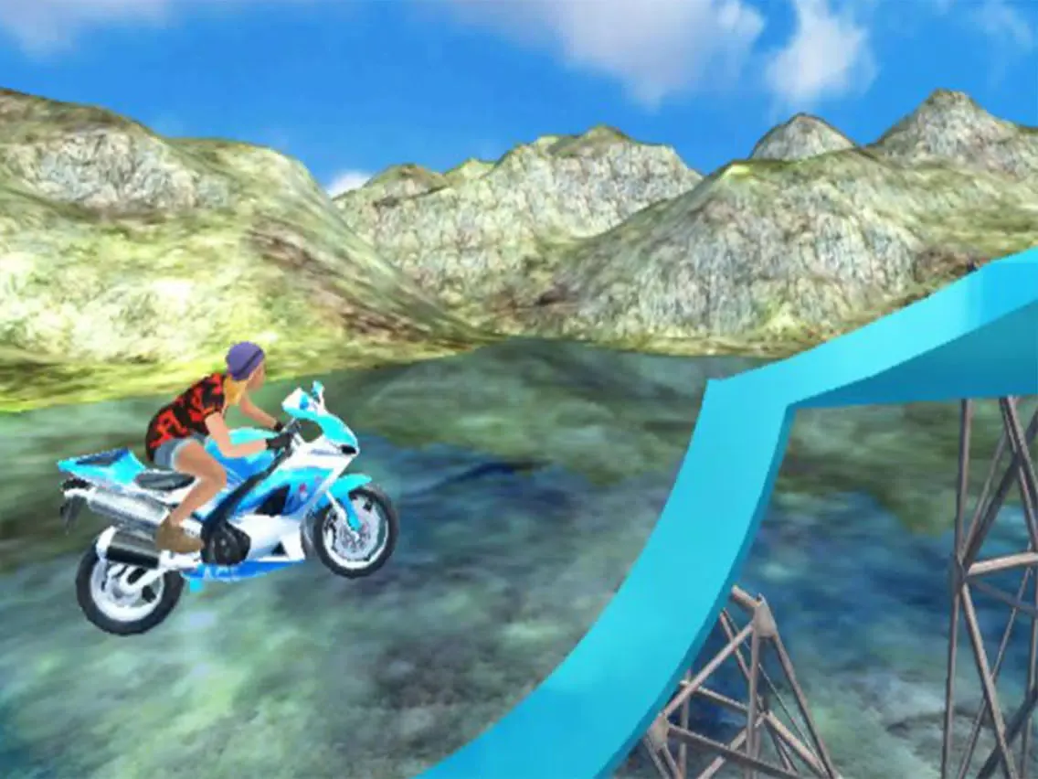 Скриншоты Bike Racing Stunt Game 3D iPad 