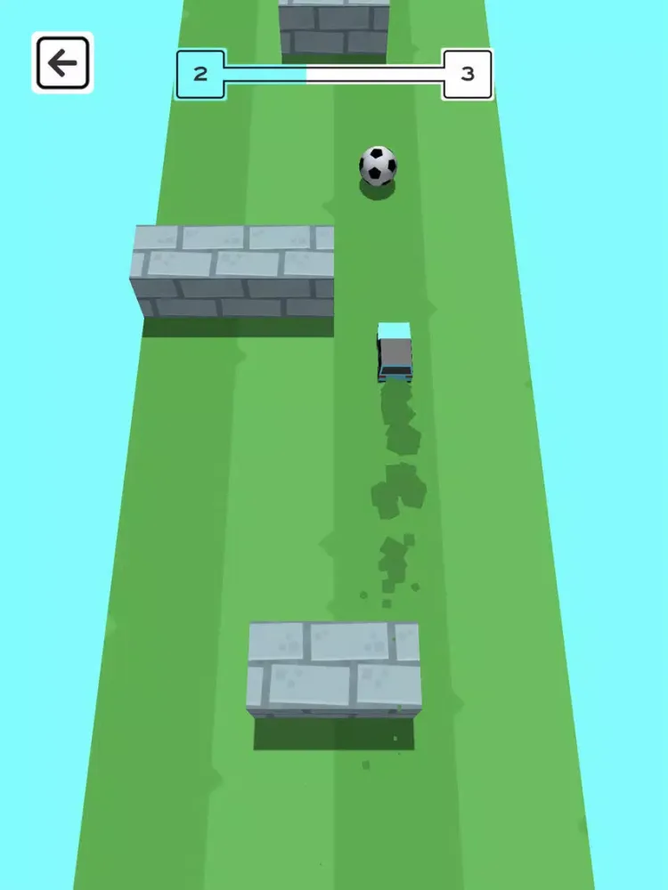 Tangkapan layar Car Dribble iPad 