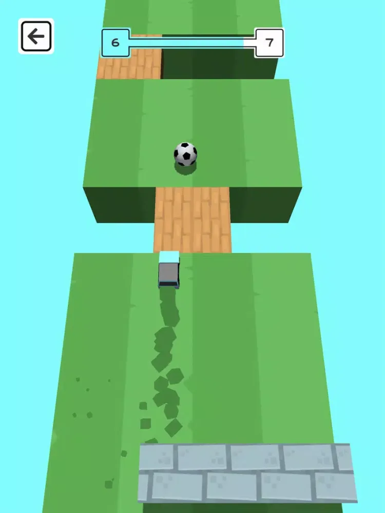 Tangkapan layar Car Dribble iPad 