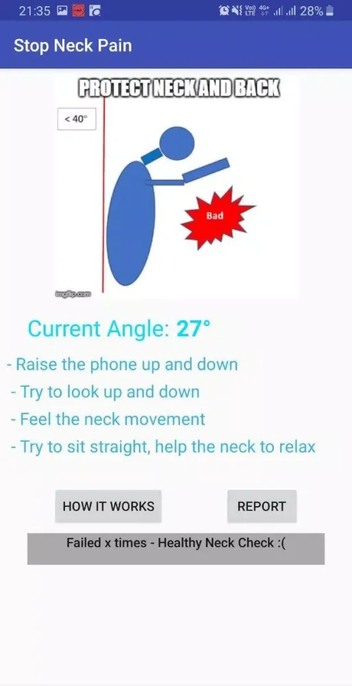 Captures d'écran de Stop Neck Pain