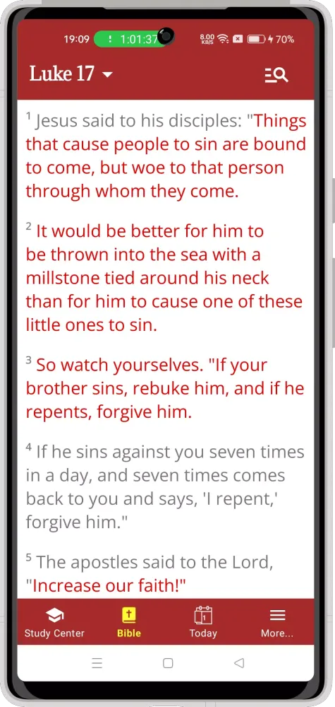 NIV Bible Screenshots