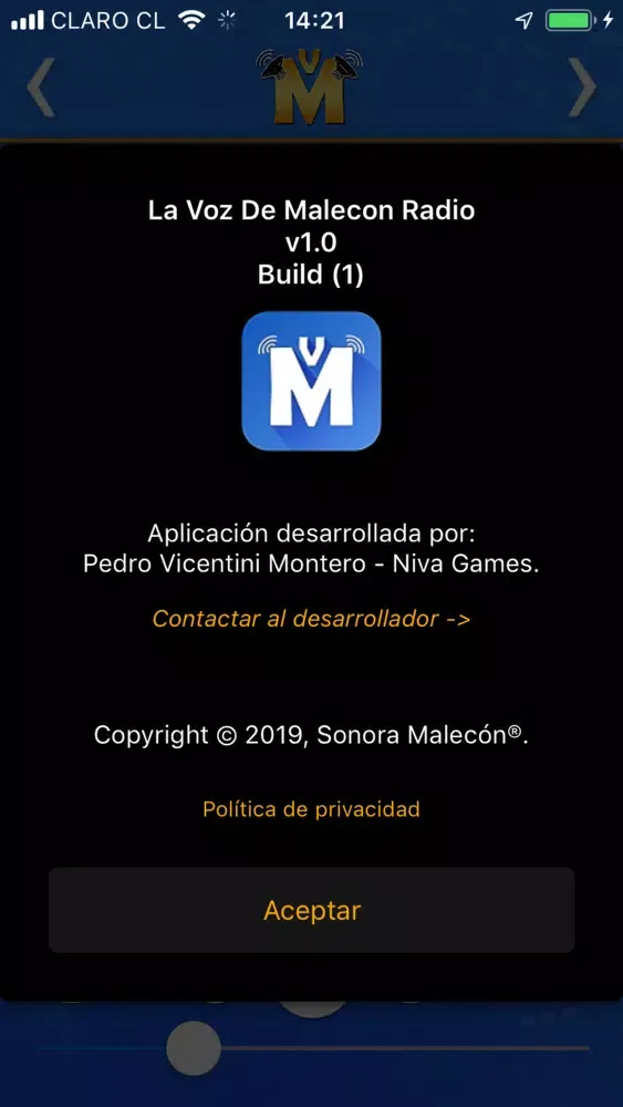 La Voz de Malecón Radio স্ক্রিনশট
