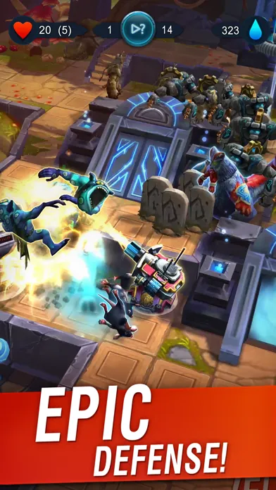 Captures d'écran de Defenders 2: Tower Defense CCG