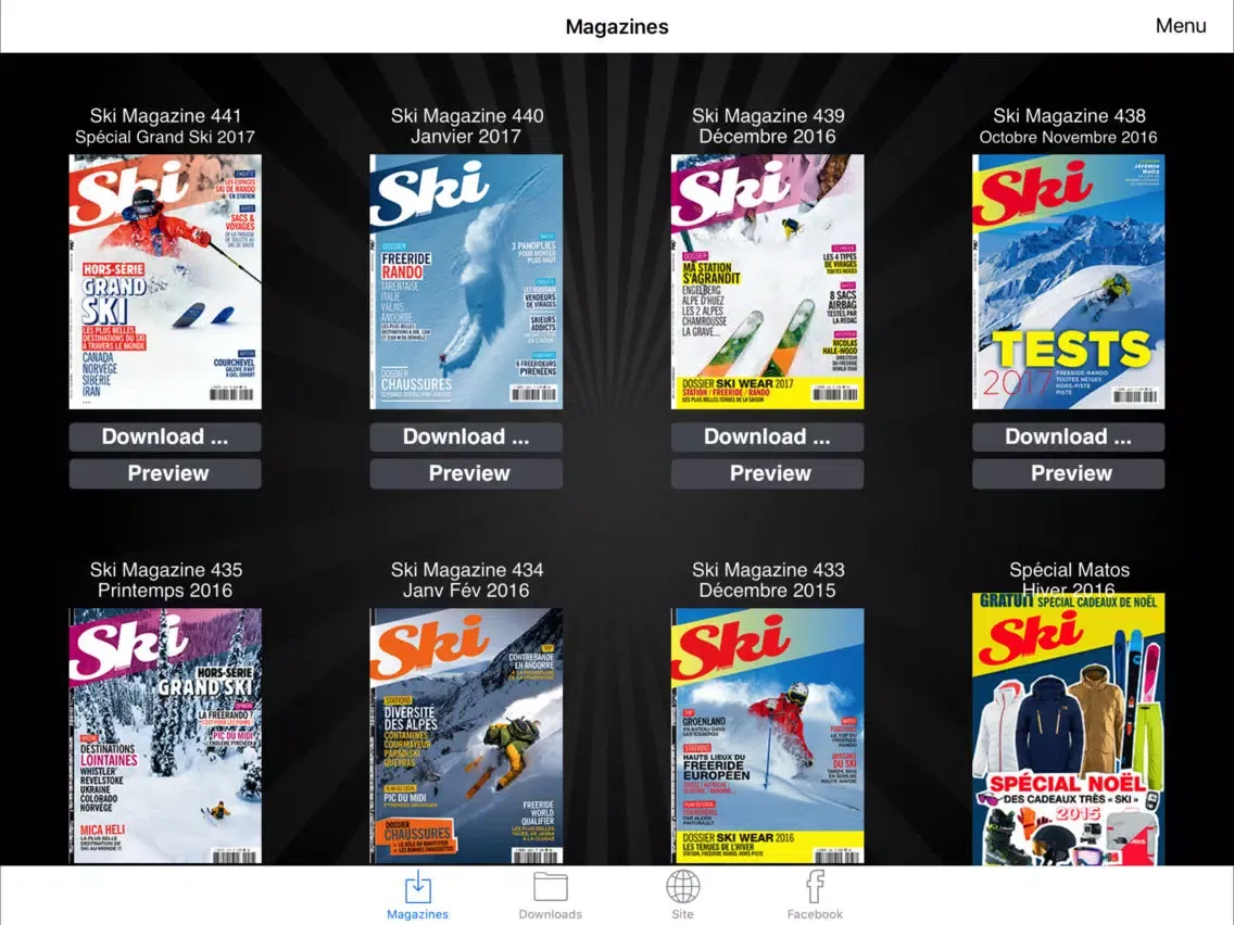 Ski Magazine iPad  스크린샷