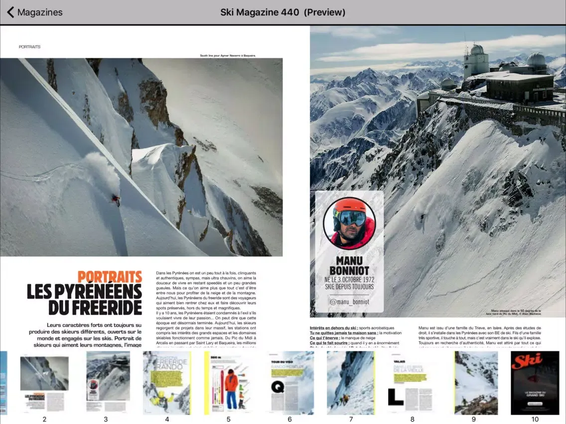 Ski Magazine iPad  스크린샷