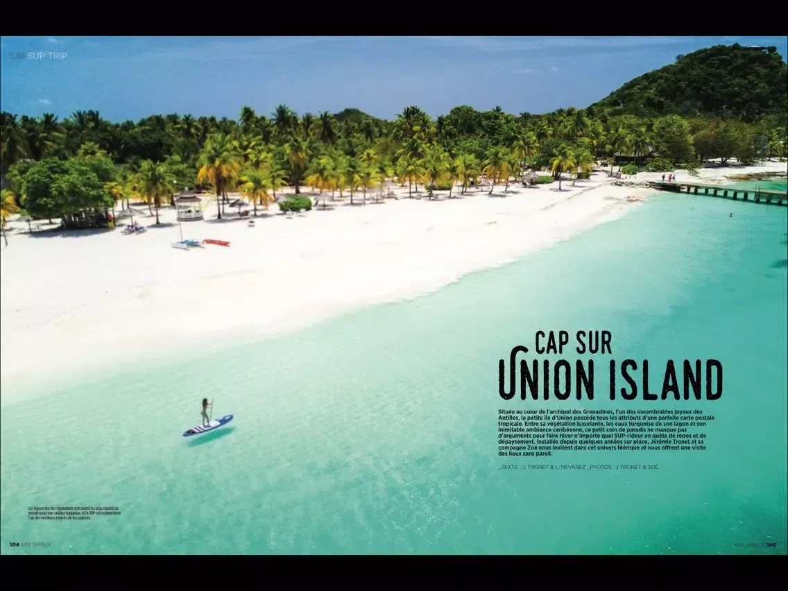 ภาพหน้าจอของ SUP Magazine iPad 