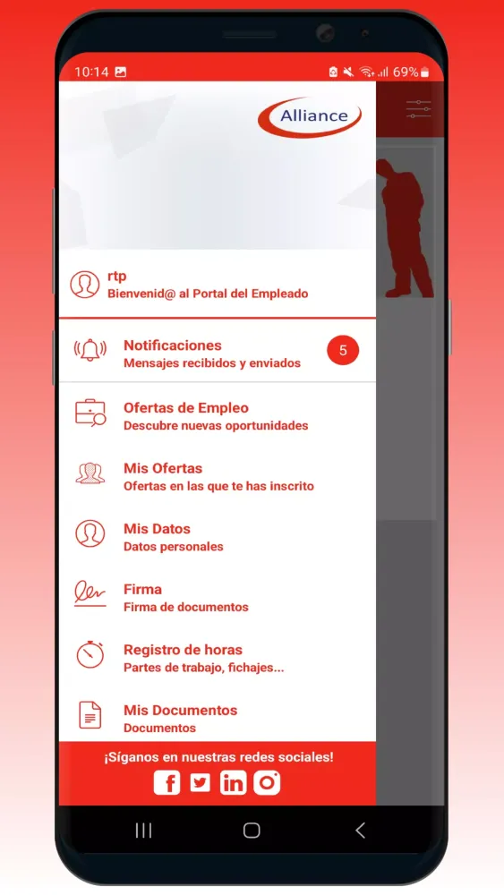 Grupo Alliance Profesional ETT应用截图