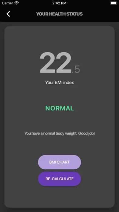 BMI -Calculate Body Mass Index スクリーンショット