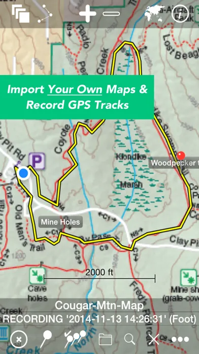 Captures d'écran de Maps n Trax - Offline Maps, GPS Tracks & Waypoints
