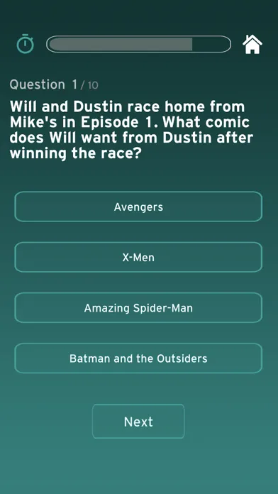Tangkapan layar Quiz for Stranger
