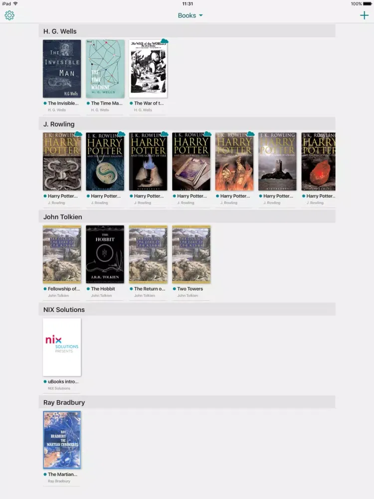 uBooks XL iPad  Ekran Görüntüleri