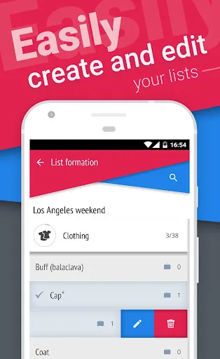 صور uPackinglist Packing checklist