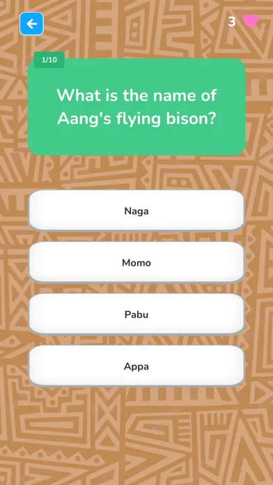 Airbender Trivia Game應用截圖