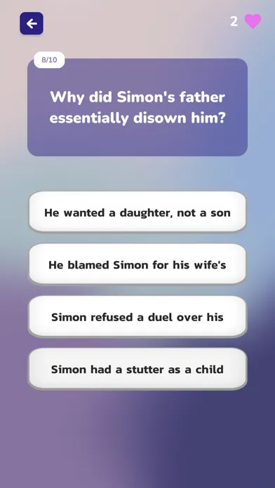 Bridgerton Trivia Screenshots