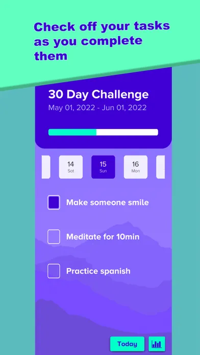 Zrzuty ekranu Habits Tracker