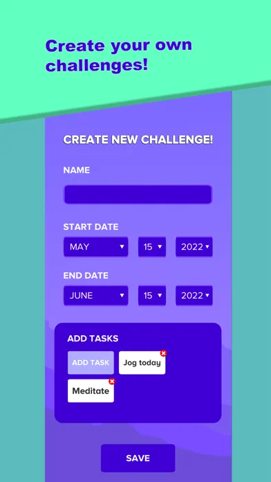 Zrzuty ekranu Habits Tracker